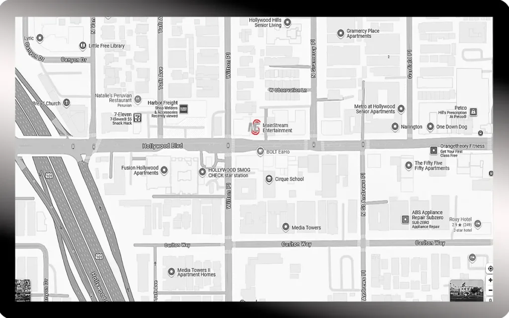 Mainstream-entertainment-google-map-view